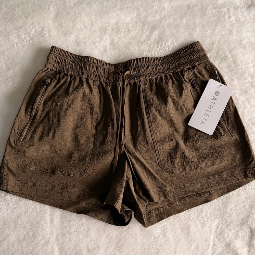 Athleta Women's Athletic Shorts in Brown